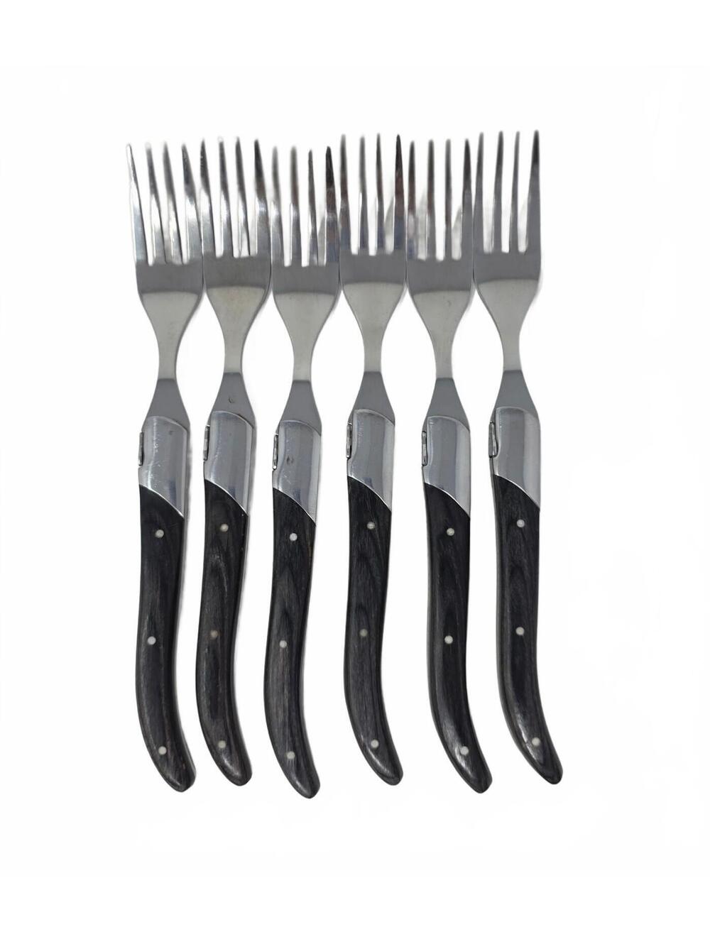 Laguiole by FlyingColors Wenge Wood Dinner Forks Set of 6